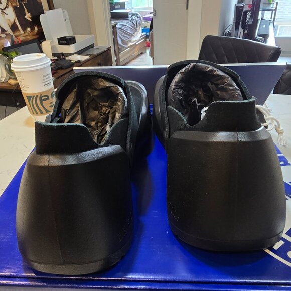 Birkenstock Reykjavik Antique Black Nubuck Leather Mens US 10 Mule Clog Slide - Picture 9 of 16